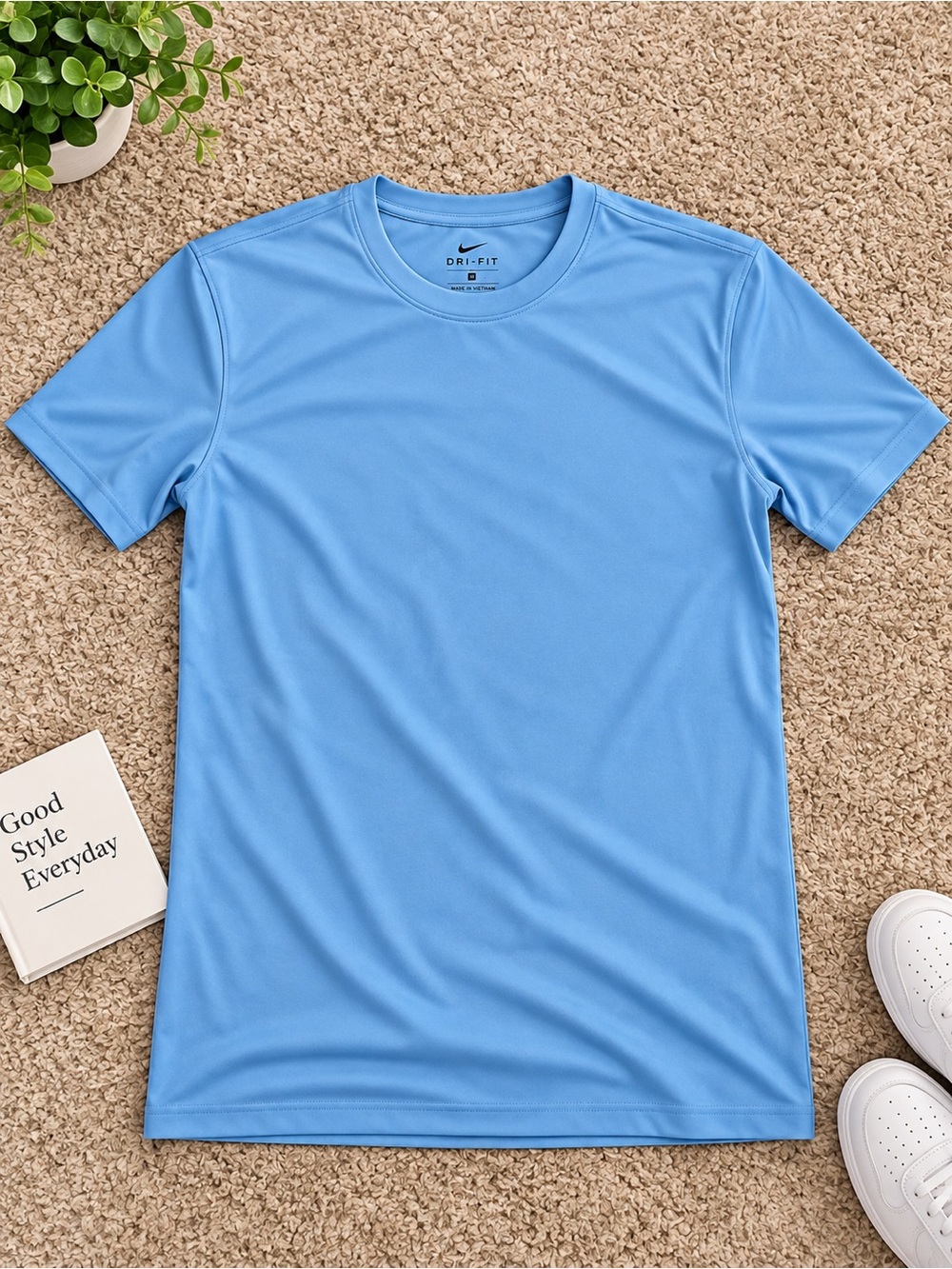 Nike Men’s Sky Blue Dri-FIT Short Sleeve Tee